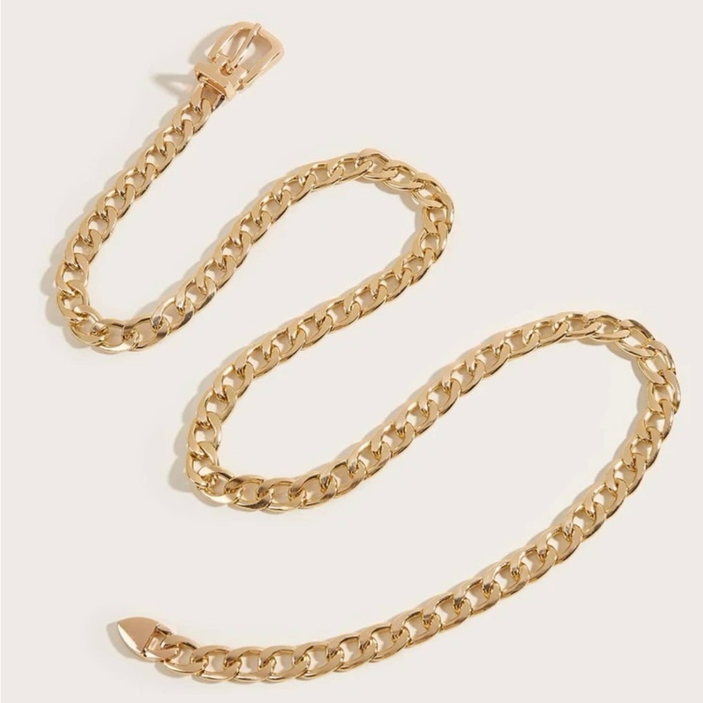 NWT Gold Chain Belt Size 2-4 (36.2 Inches)